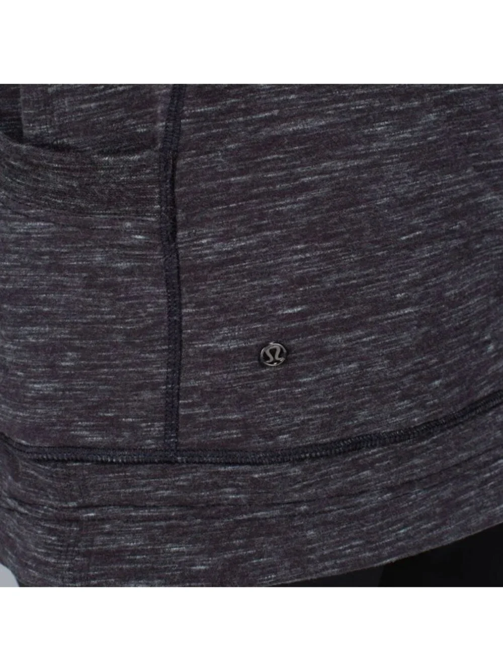 Lululemon Find Your Centre Wrap Heathered Marled Black / Black